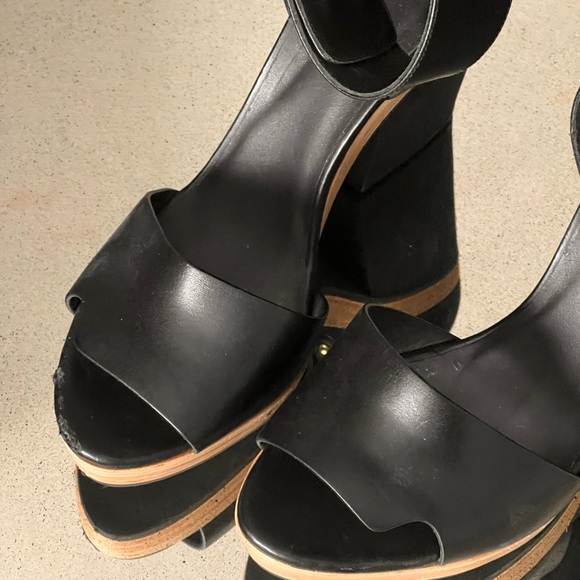 Worn once Pierre Hardy black Geo heels 40.5 10 - Picture 5 of 5